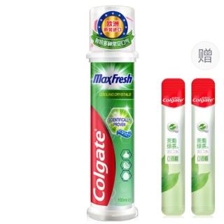 COLGATE Cool And Refreshing Anti Smell And Breath Freshening Upright Push Button Toothpastes