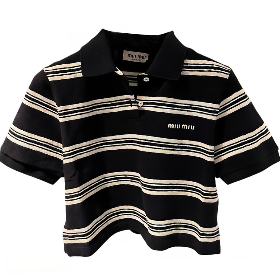 MIU MIU Polo Shirt Women's Multicolor