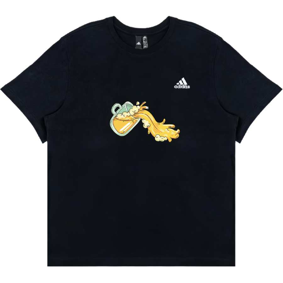 Adidas Adidas T Shirts Unisex Black Crew Neck Moderate Straight Fit