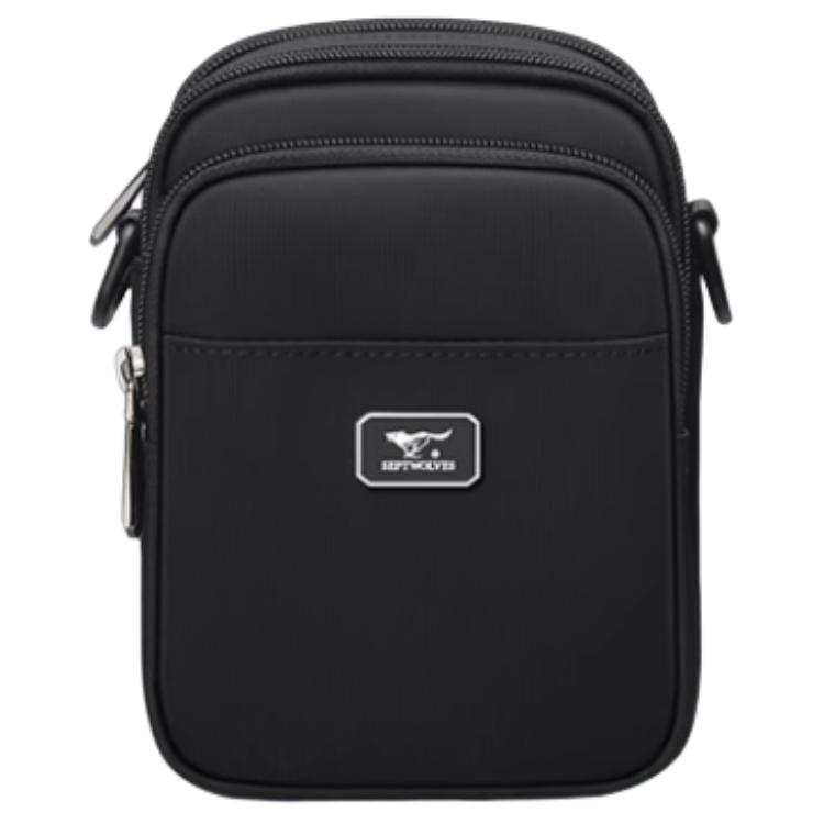 SEPTWOLVES Oxford Crossbody Bags Regular Men's Black