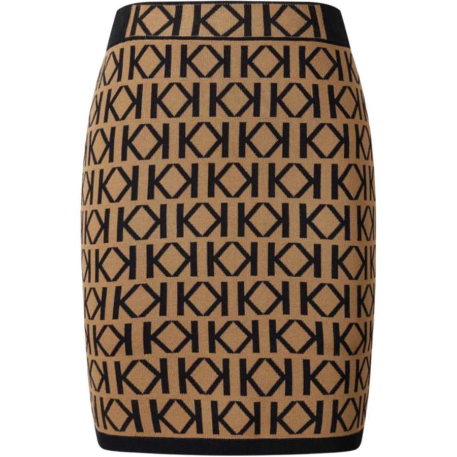KARL LAGERFELD / Karl Lagerfeld Jeans Casual Short Skirts Slim Fit Women's Yellow