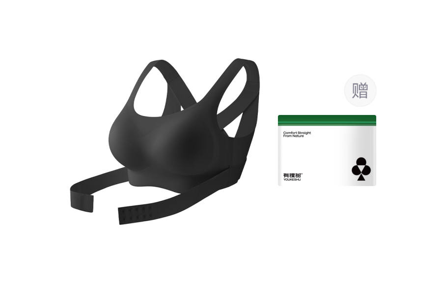 YOUKESHU Bra Women's Shopping Bag Combo Set