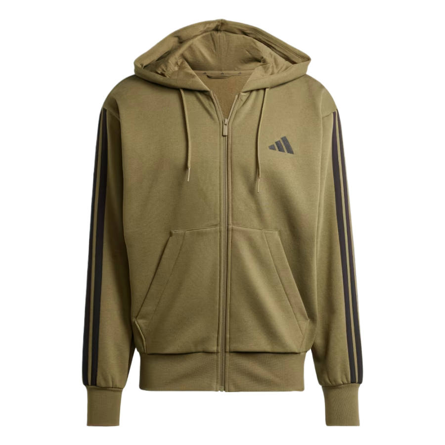 Adidas Adidas Free Shipping With AdiClub Essentials 3 Stripes Fleece Hoodie