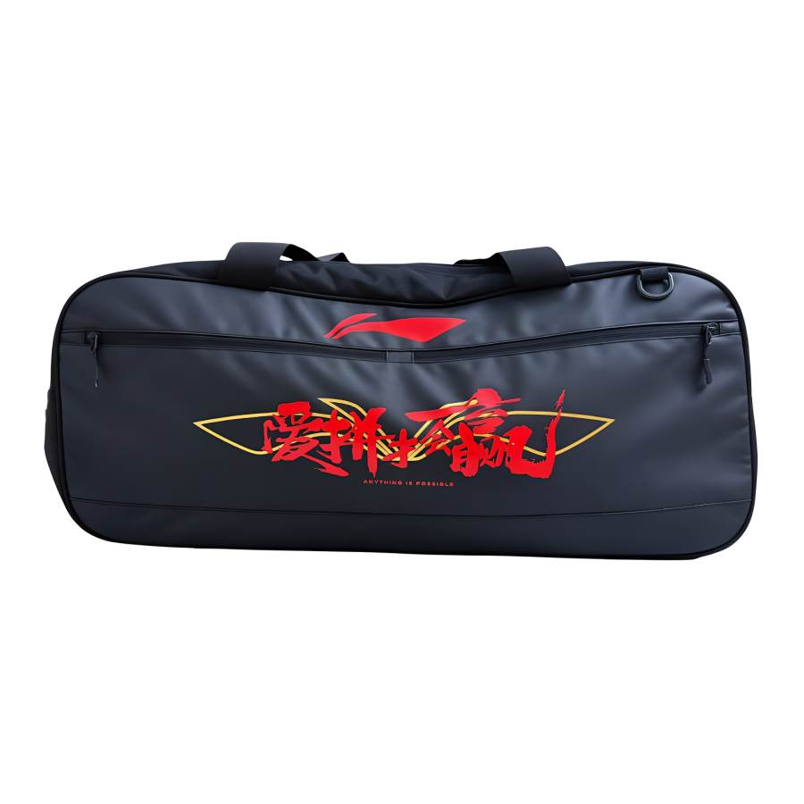 Li-Ning Li Ning Polyester Handbag Unisex Black