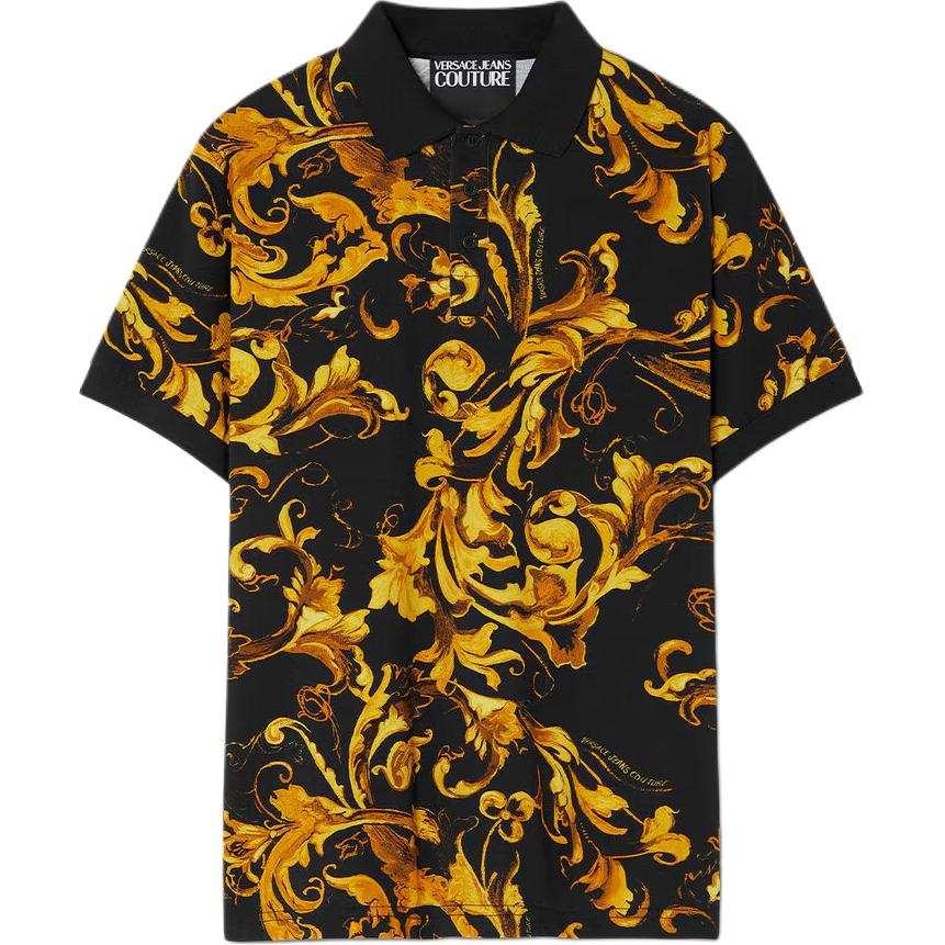 Versace Jeans Couture Porcelain Barocco-print polo shirt