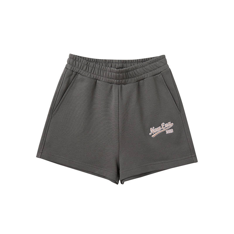 New Era Casual Shorts Women's Dark Gray Moderate