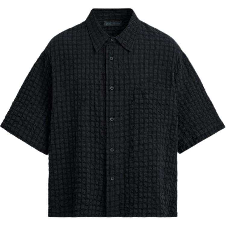 ZARA Shirts Men's Blue Lapel Moderate