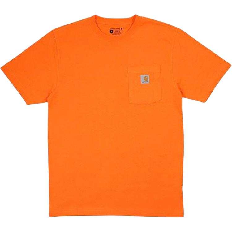 Carhartt K87 LOOSE FIT HEAVYWEIGHT SHORT SLEEVE T Shirt Men's Orange