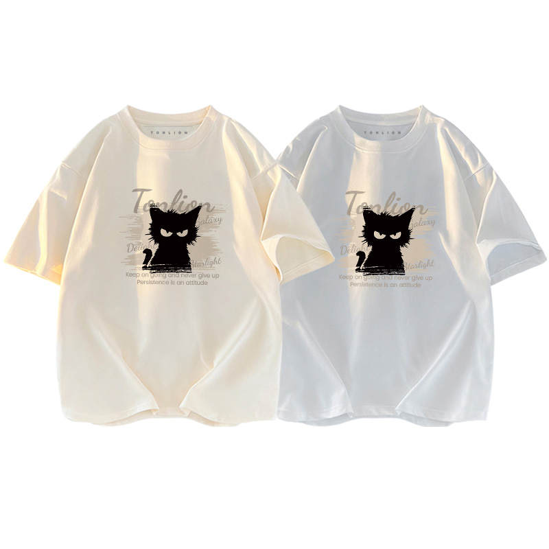 Tonlion T Shirts Unisex Crew Neck Moderate