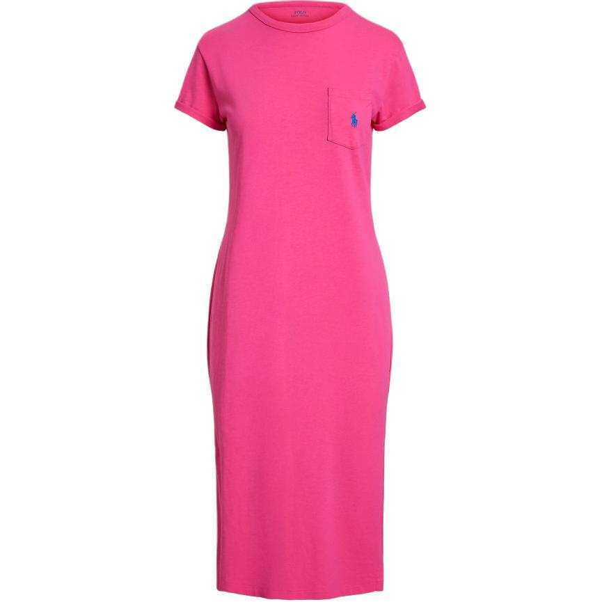 Polo Ralph Lauren SS25 Short Sleeved Dress Women's Pink