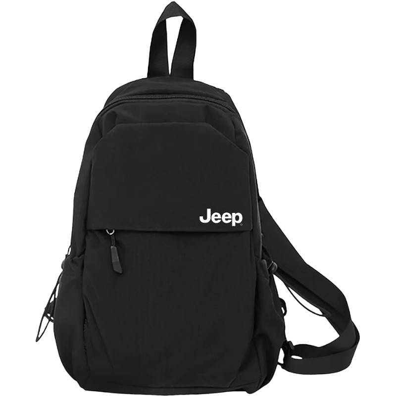 Jeep Jeep Nylon Fabric Backpack Men's Black/Green