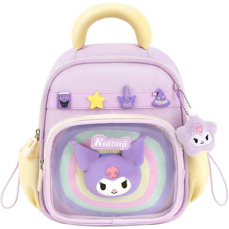 Sanrio Kuromi My Melody Polyester Kids' Backpack Regular Pre school Purple/Pink