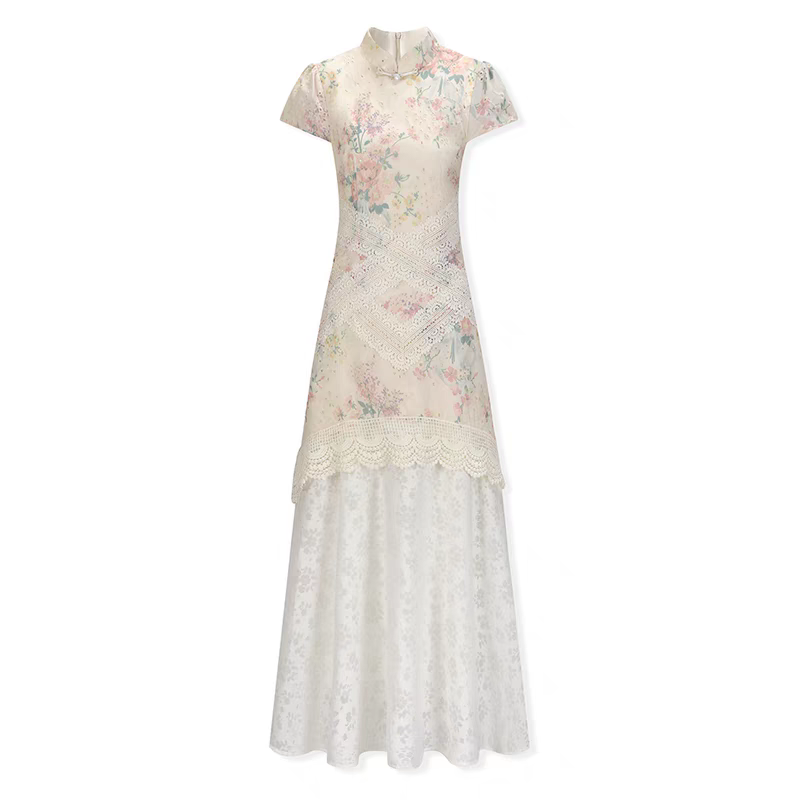SIXUSICHOU Short Sleeved Dress Women's