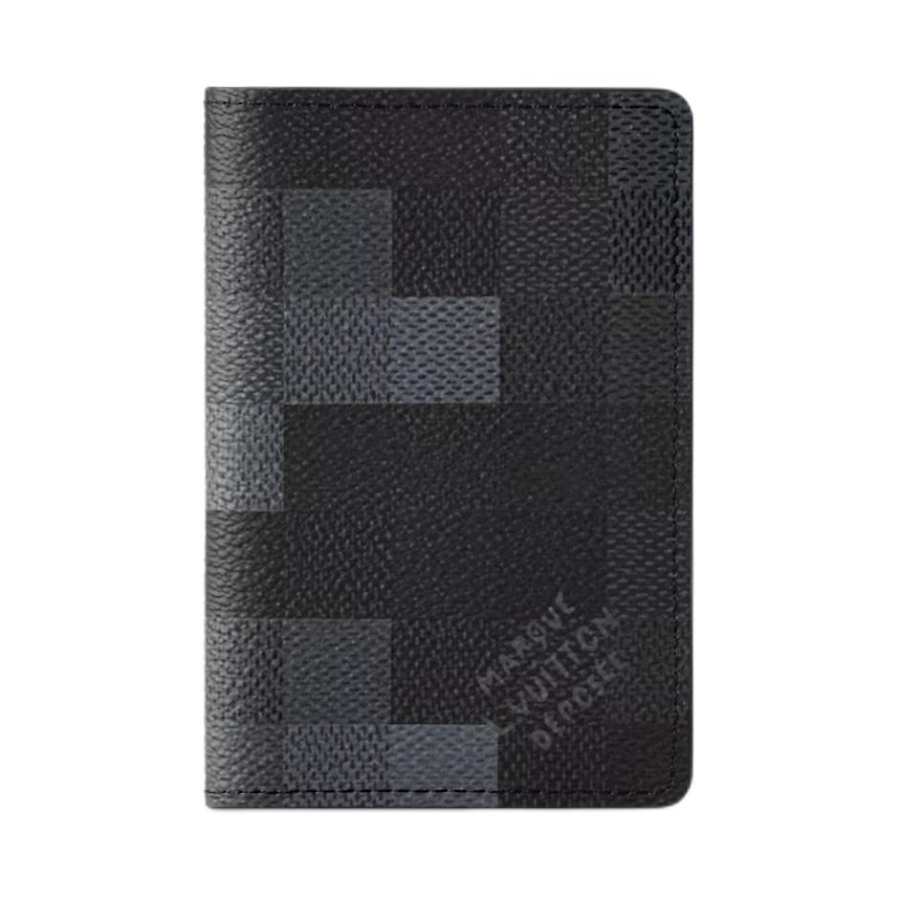 LOUIS VUITTON Pocket Organizer Damoflage Black