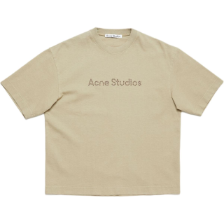 Acne Studios Logo Embellished Crewneck T Shirt