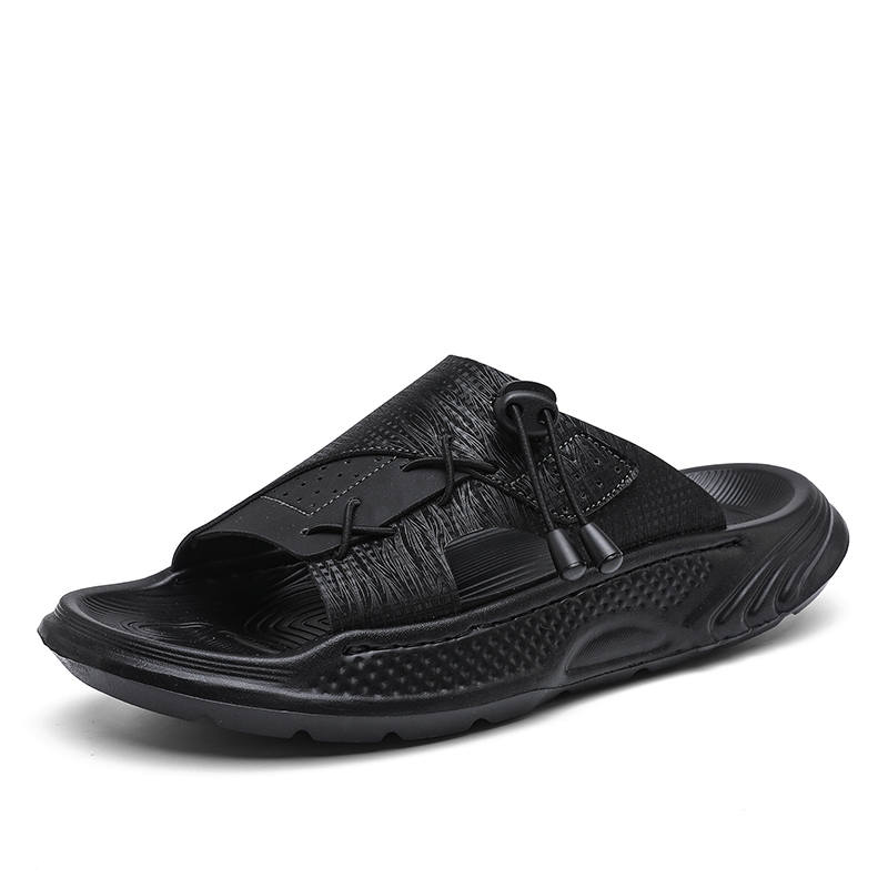 BAOZAOGONGYANG Slip Resistant Abrasion Resistant Slide Slippers Men's