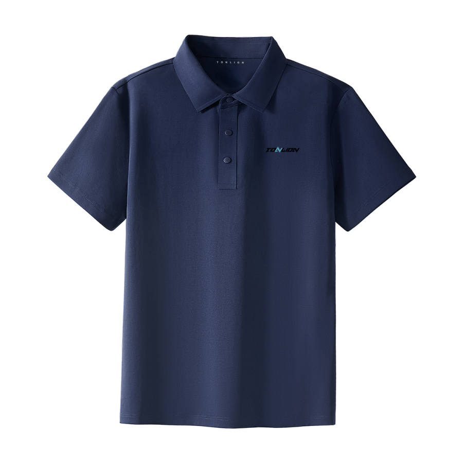 Tonlion Polo Shirts Unisex Polo Collar Thin Straight Fit