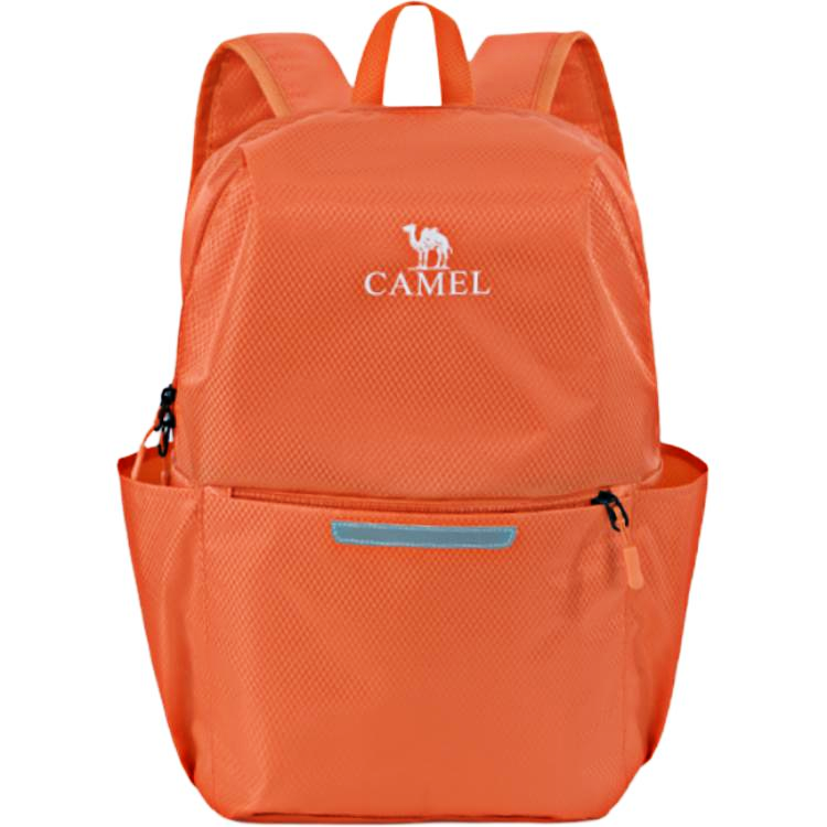 CAMEL CAMEL 16L Backpack Outdoor Bag 200D Diamond Grid Navy Blue/Orange Unisex