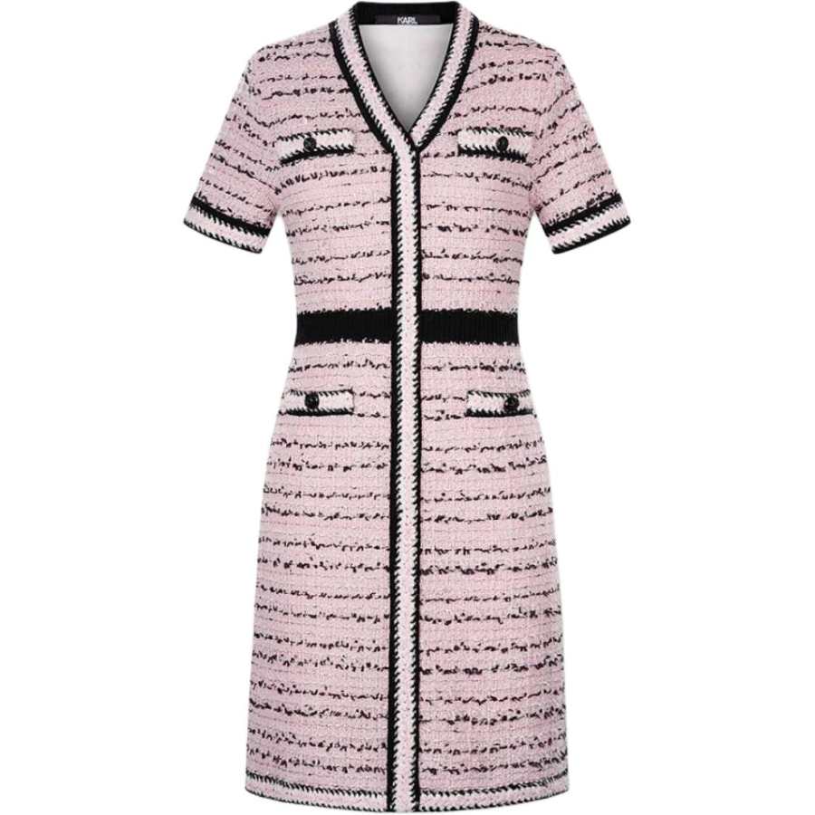 KARL LAGERFELD / Karl Lagerfeld Jeans Short Sleeved Dress Women's Pink