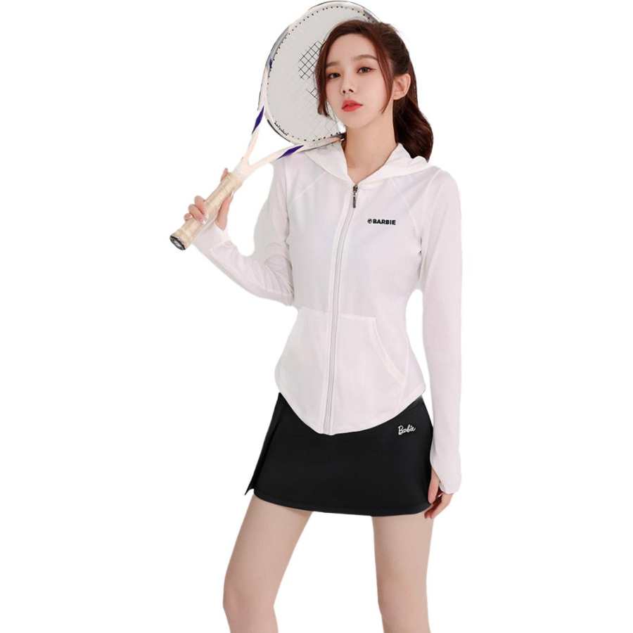 Barbie Fitness Sets Women's Hooded Thin