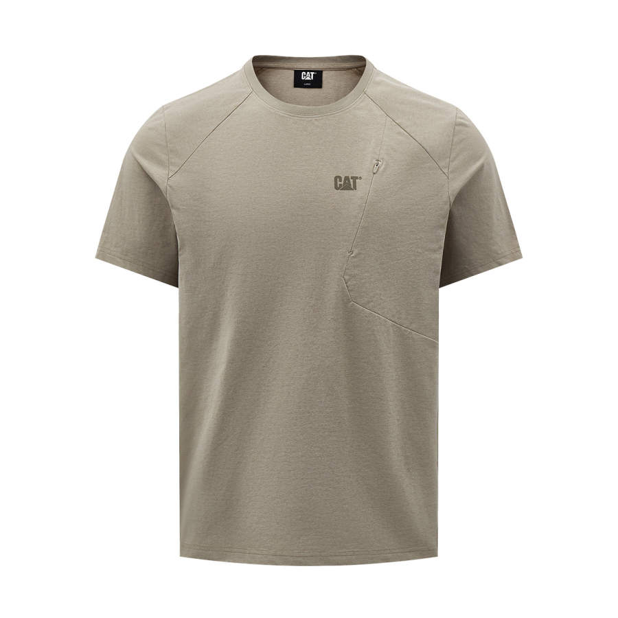 CAT CAT Quick Dry T Shirts Men's Crew Neck