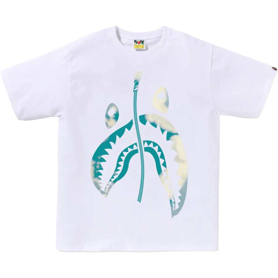 A BATHING APE Handcrafted Dyed And Bleached Collection T Shirt Men's
