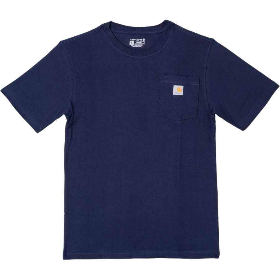 Carhartt K87 LOOSE FIT HEAVYWEIGHT SHORT SLEEVE POCKET T SHIRT T Shirt Unisex Dark Blue