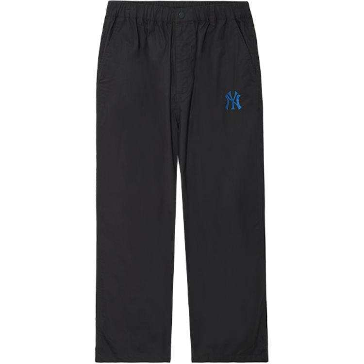 New Era Casual Pants Unisex 14529174 Black/New York Yankees Moderate Straight Fit Pants