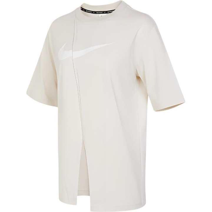 Nike Nike T Shirts Women's Beige Crew Neck Moderate Straight Fit