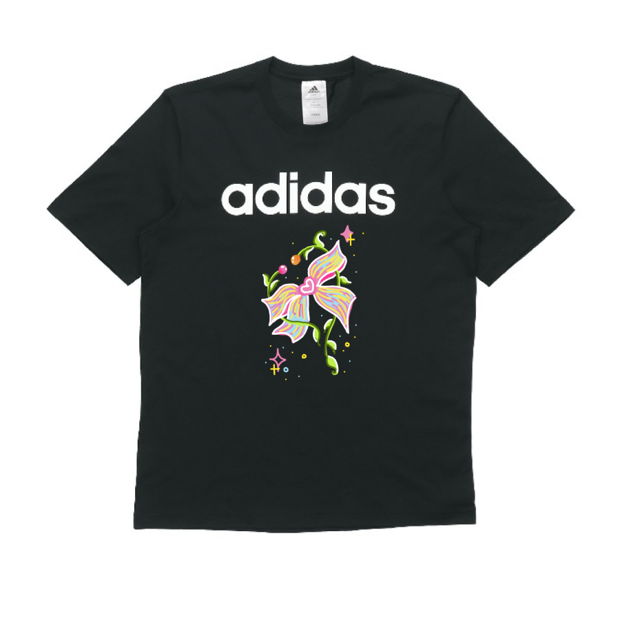 Adidas Adidas T Shirts Unisex Black Crew Neck Moderate Straight Fit