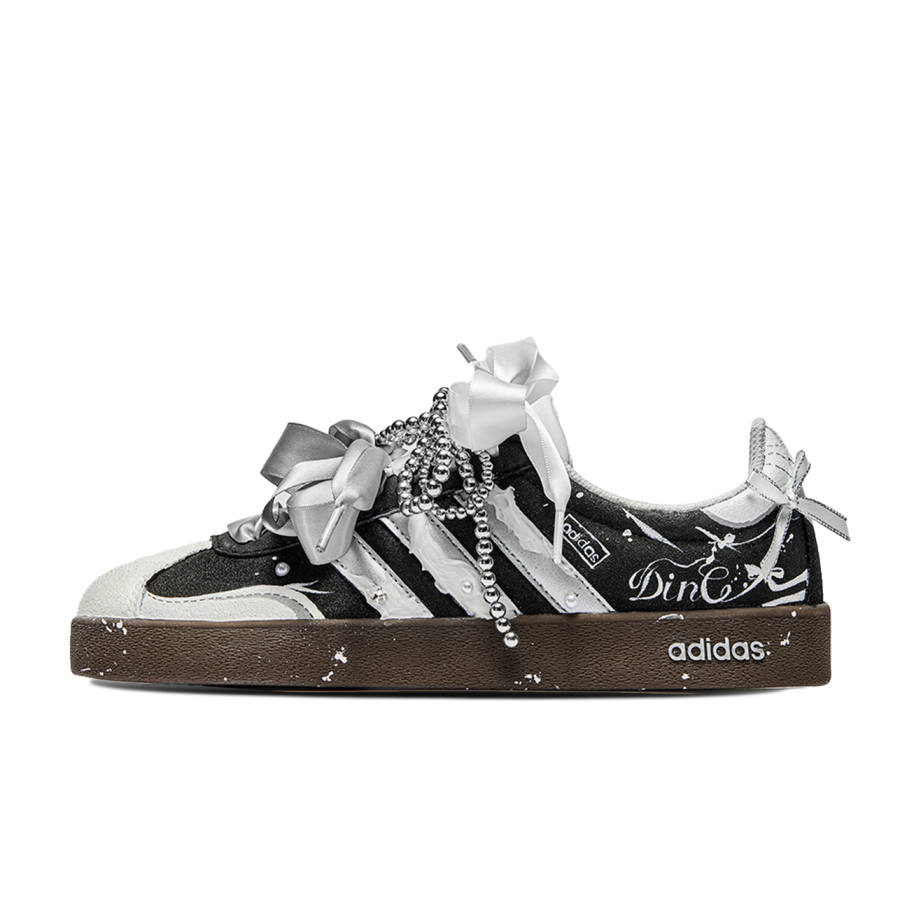 Adidas Adidas VL COURT 2.0 Low top Skateboard Shoes Unisex Black White