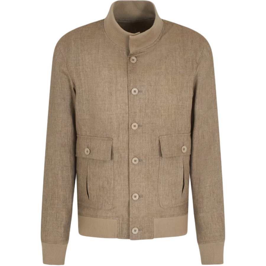 EMPORIO ARMANI Faded Linen Jacket