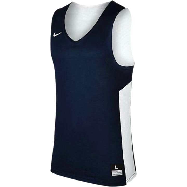 Nike Nike Basketball Jerseys Men's Blue Moderate Straight Fit