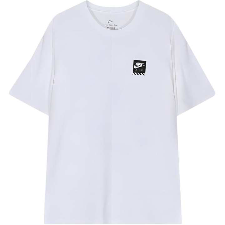Nike Nike T Shirts Men's White Crew Neck Moderate Straight Fit