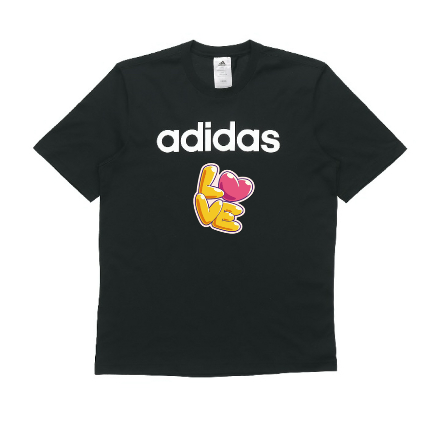 Adidas Adidas T Shirts Unisex Black Crew Neck Moderate Straight Fit