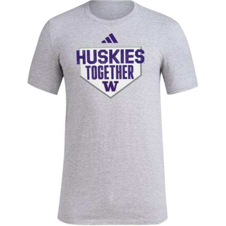 Adidas Adidas Free Shipping With AdiClub Washington Huskies Dugout Postseason Tee