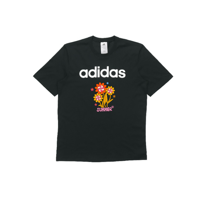 Adidas Adidas T Shirts Unisex Black Crew Neck Moderate Straight Fit