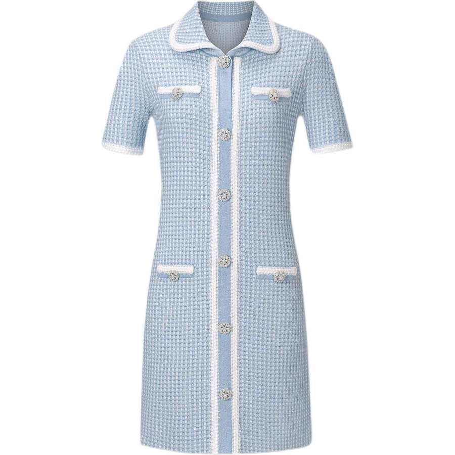 KARL LAGERFELD / Karl Lagerfeld Jeans Short Sleeved Dress Women's Blue