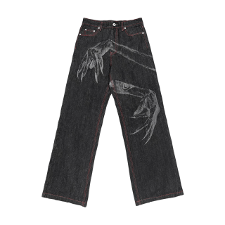 WANNA LAB Jeans Unisex Original Moderate Straight Fit Pants
