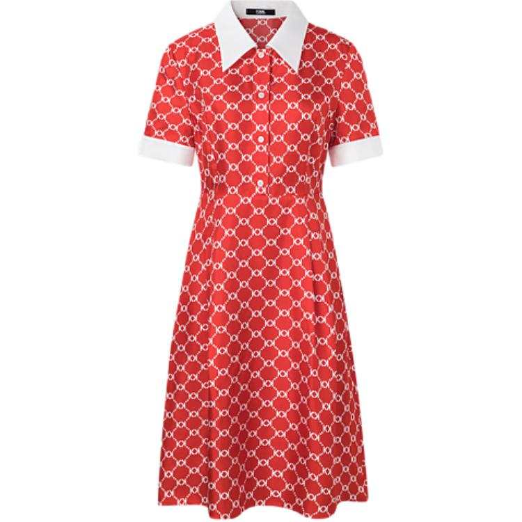 KARL LAGERFELD / Karl Lagerfeld Jeans Short Sleeved Dress Women's Red
