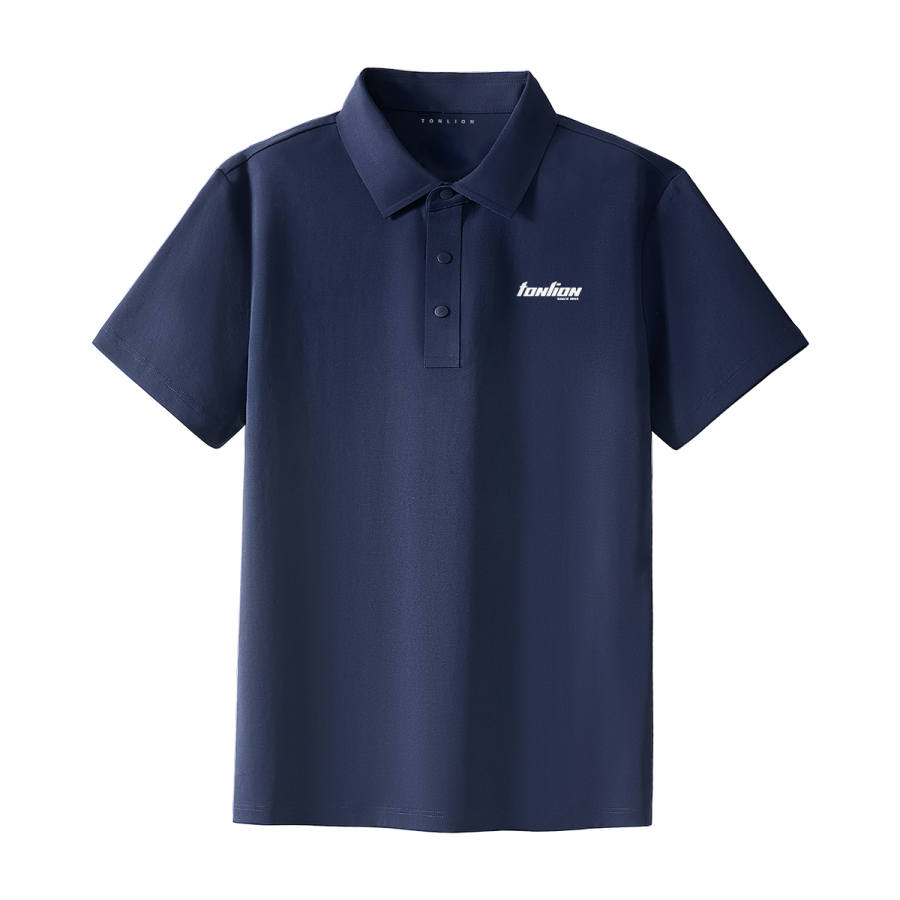 Tonlion Polo Shirts Unisex Polo Collar Thin Straight Fit