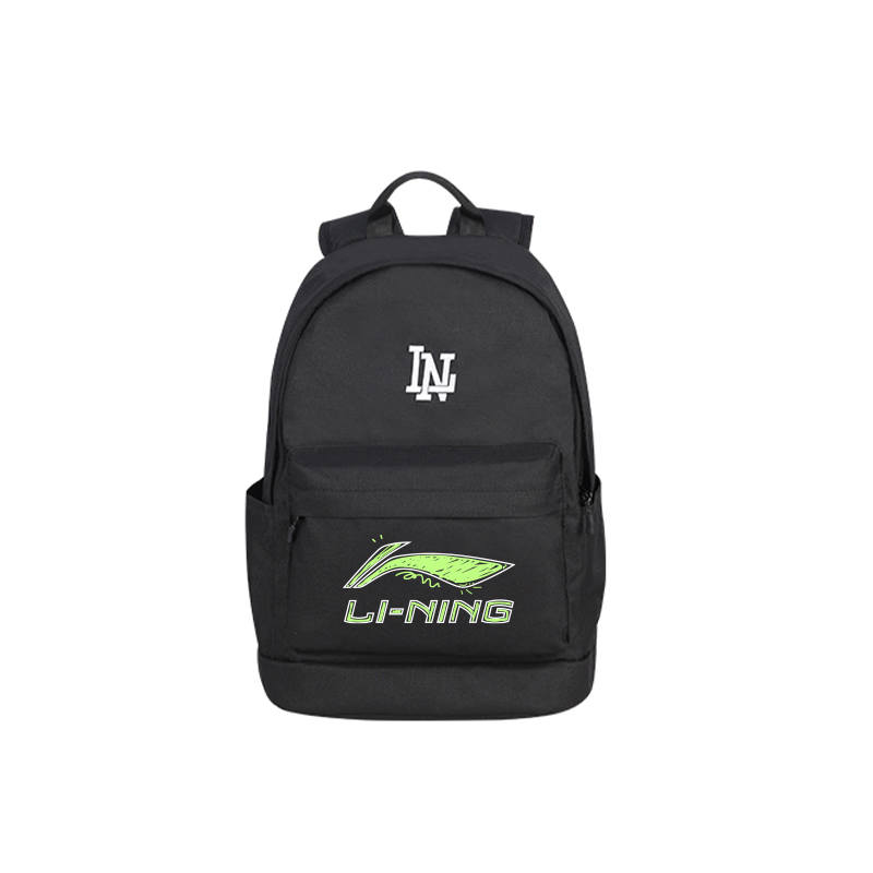 Li-Ning Li Ning Polyester Backpack Unisex Black