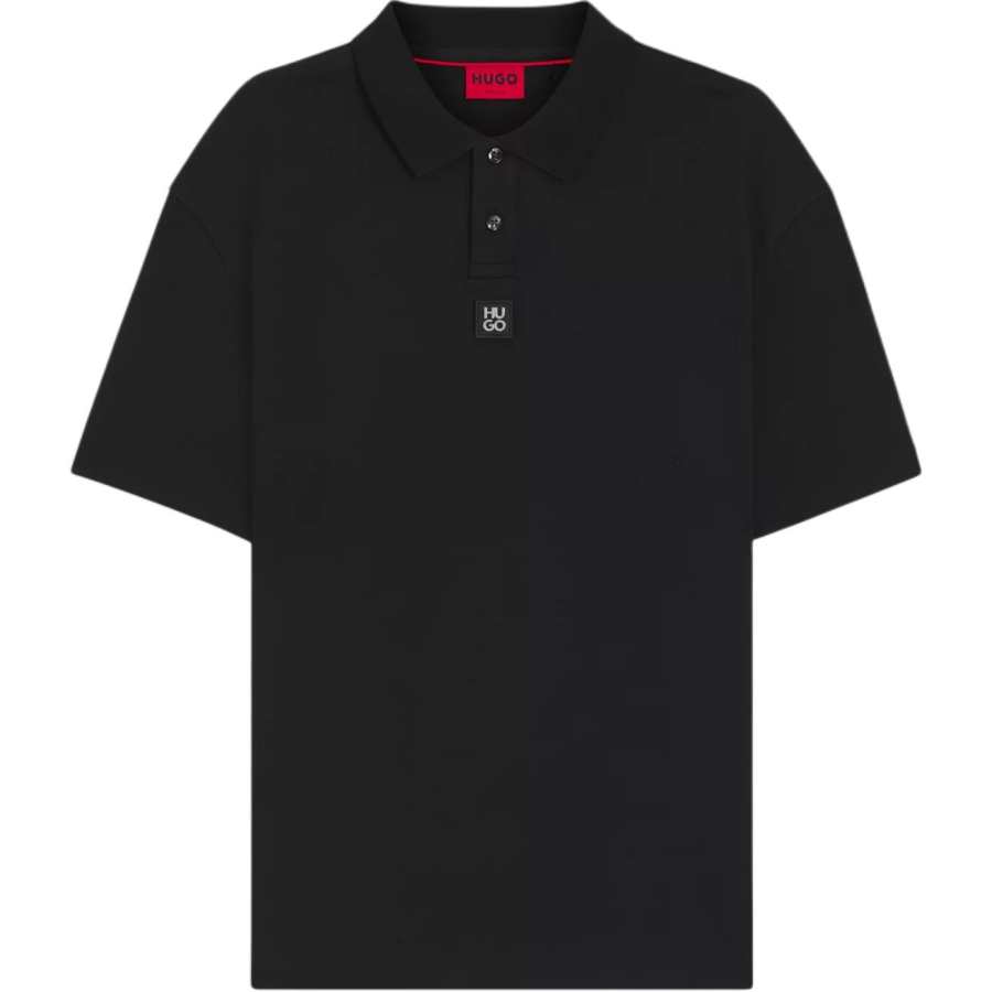 Hugo Boss logo-patch polo shirt