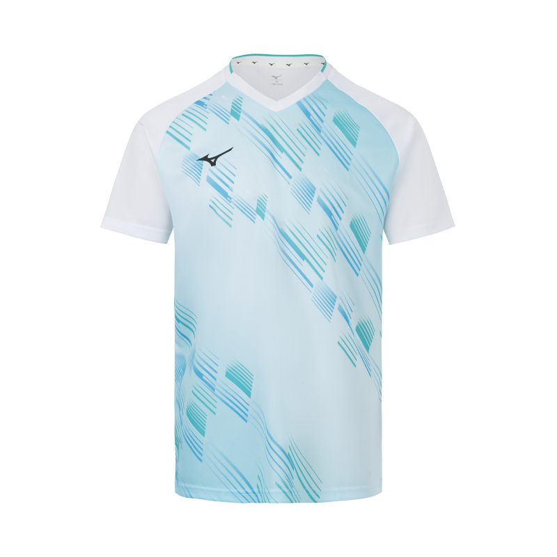 Mizuno T Shirts Unisex V Neck Thin Straight Fit