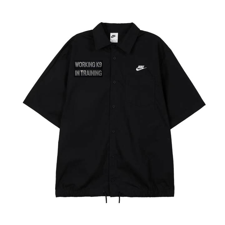 Nike Nike Swoosh Shirts Men's Black Lapel Moderate Other
