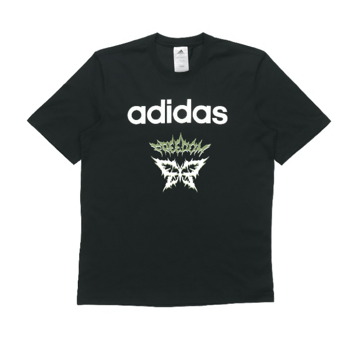 Adidas Adidas T Shirts Unisex Black Crew Neck Moderate Straight Fit