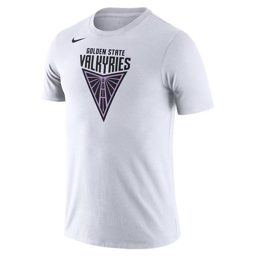 Nike Nike Dri Fit T Shirts Unisex White Crew Neck Moderate Straight Fit