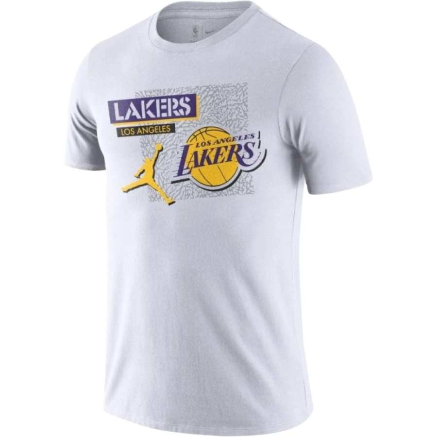 Jordan Jordan Nba Los Angeles Lakers Logo Dri Fit T shirt