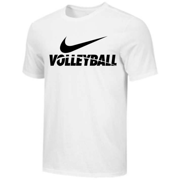 Nike Nike T Shirts Men's White Crew Neck Moderate Straight Fit