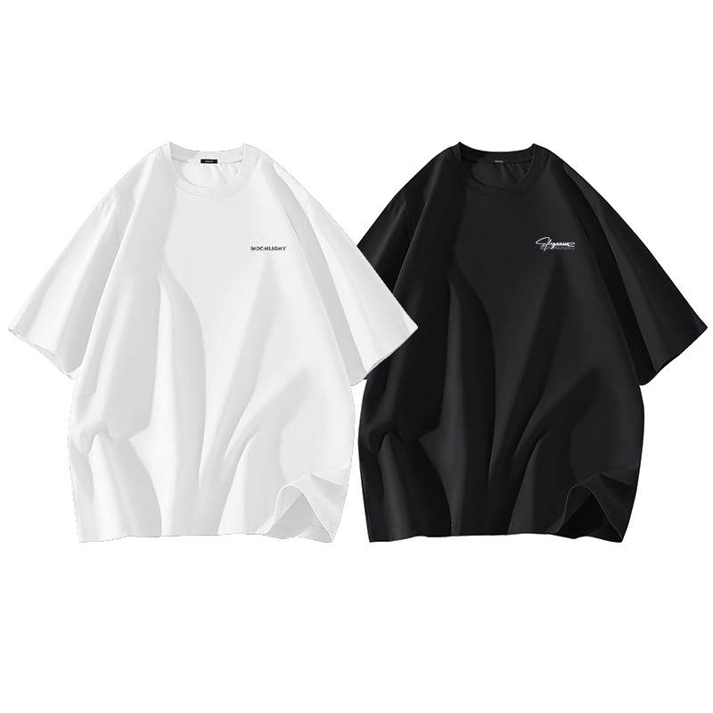 MINISO T Shirts Unisex Crew Neck Moderate Straight Fit